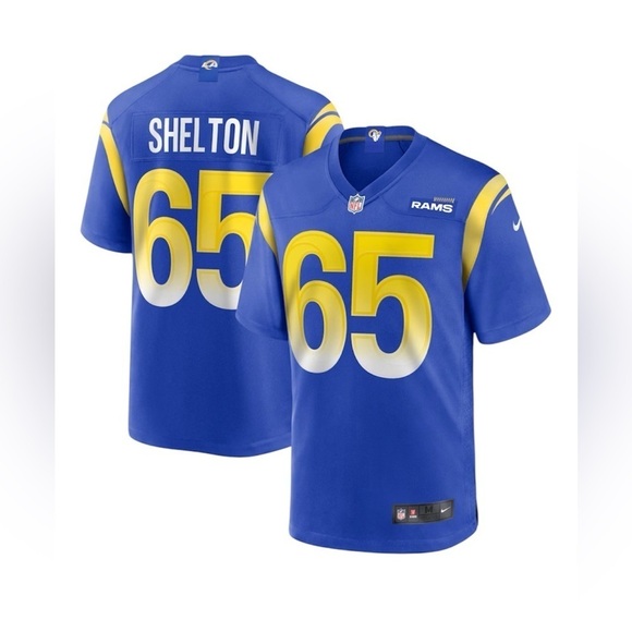 Nike Tops - Nike Coleman Shelton 65 Royal Los Angeles Rams Game Jersey Women’s
